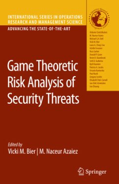 Game Theoretic Risk Analysis of Security Threats