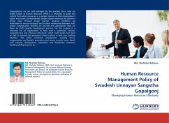 Human Resource Management Policy of Swadesh Unnayan Sangstha Gopalgonj