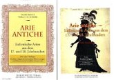 Arie Antiche, Gesang und Klavier, m. Beilage "Studienvorlalgen"