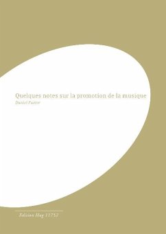 Cover Quelques Notes Sur La Promotion De La Musique