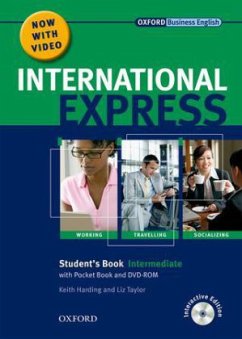 Intermediate, Student's Book w. Pocket Book, MultiROM and DVD-ROM / International Express