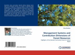 Management Systems and Contribution Dimensions of Forest Resources