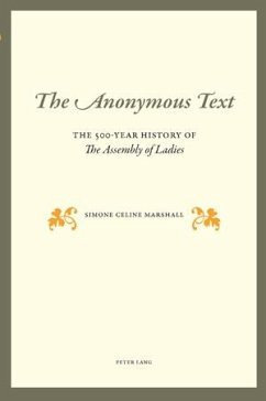 The Anonymous Text - Marshall, Simone Celine