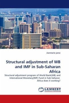 Structural adjustment of WB and IMF in Sub-Saharan Africa - jarso, Jianmario