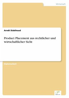 Product Placement aus rechtlicher und wirtschaftlicher Sicht - Slabihoud, Arndt