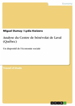 Analyse du Centre de bénévolat de Laval (Québec) - Kwizera, Lydia;Dumay, Miguel