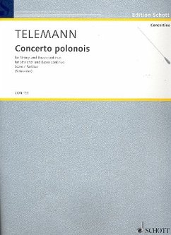 Cover Concerto polonois G-Dur für Streicher und Bc Partitur