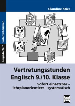 Vertretungsstunden Englisch 9./10.Klasse - Stier, Claudine