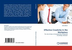 Effective Creativity in the Workplace