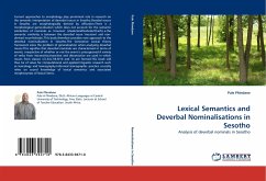 Lexical Semantics and Deverbal Nominalisations in Sesotho - Phindane, Pule