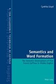 Semantics and Word Formation