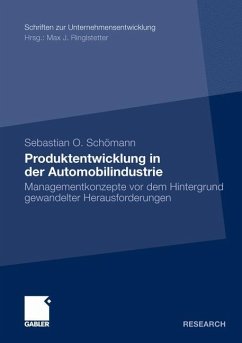 Produktentwicklung in der Automobilindustrie - Schömann, Sebastian O.