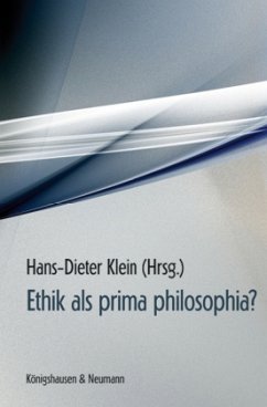 Cover Ethik als prima philosophia?