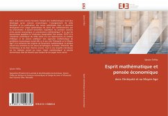 Cover Esprit mathématique et pensée économique