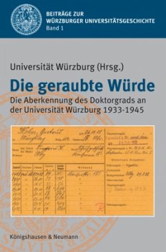 Cover Die geraubte Würde
