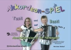 Cover Akkordeonspiel mit Basti und Tasti Band 3 für Akkordeon