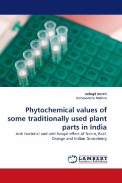 Phytochemical values of some traditionally used plant parts in India - Borah, Debajit;Mishra, Vimalendra