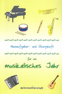 Cover Hausaufgaben- und Übungsheft für ein musikalisches Jahr