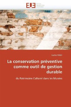 La Conservation Préventive Comme Outil de Gestion Durable - MAKI, Garba