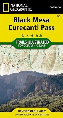 Black Mesa, Curecanti Pass Map - National Geographic Maps