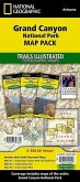 National Geographic Trails Illustrated Map Grand Canyon National Park Map Pack, 3 maps