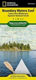 Boundary Waters East Map [Canoe Area Wilderness, Superior National Forest]