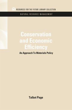 Conservation and Economic Efficiency - Page, Talbot