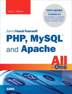 Sams Teach Yourself PHP, MySQL and Apache All in One, w. CD-ROM - Meloni, Julie