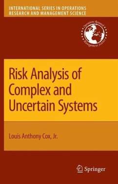 Risk Analysis of Complex and Uncertain Systems - Cox Jr., Louis Anthony