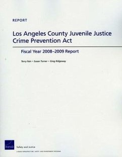 Los Angeles County Juvenile Justice Crime Prevention ACT: Fiscan Year 2008-2009 Report - Fain, Terry Turner, Susan Ridgeway, Greg