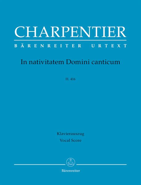 In nativitatem Domini canticum H416 für gem Chor und Streicher Klavierauszug