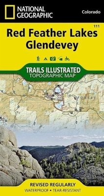 Red Feather Lakes, Glendevey Map - National Geographic Maps