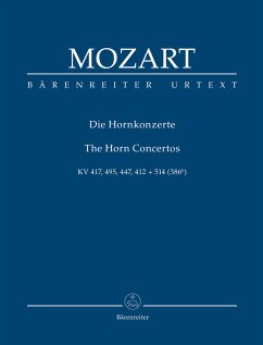 Cover Die Konzerte für Horn und Orchester Studienpartitur