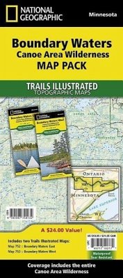 Boundary Waters Canoe Area Wilderness [Map Pack Bundle] - National Geographic Maps