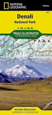 National Geographic Trails Illustrated Map Denali National Park & Preserve, Alaska, USA - National Geographic Maps