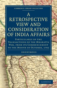 A Retrospective View and Consideration of India Affairs - Anonymous