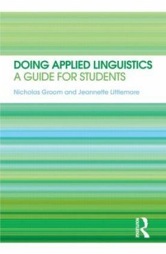 Doing Applied Linguistics - Groom, Nicholas; Littlemore, Jeannette