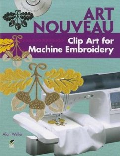 Art Nouveau Clip Art for Machine Embroidery - Weller, Alan