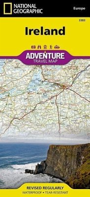 National Geographic Adventure Travel Map Ireland - National Geographic Maps