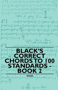 Black's Correct Chords to 100 Standards - Book 2 - Anon