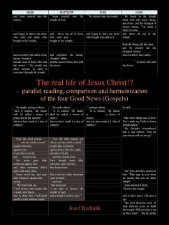 The Real Life of Jesus Christ!? - Parallel Reading, Comparison and Harmonization of the Four Good News (Gospels)