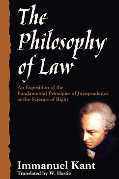 The Philosophy of Law - Kant, Immanuel