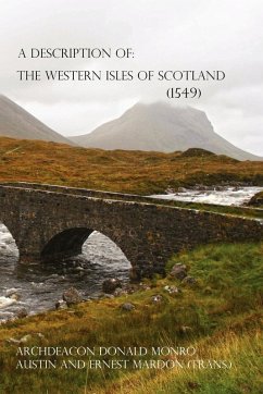 Cover A Description of the Western Isles of Scotland