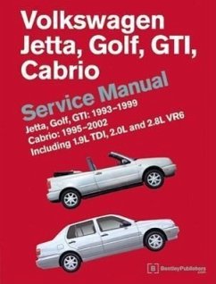 Volkswagen Jetta, Golf, GTI: 1993, 1994, 1995, 1996, 1997, 1998, 1999 Cabrio: 1995, 1996, 1997, 1998, 1999, 2000, 2001, 2002 (A3 Platform) Service Man - Bentley Publishers