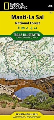 Manti-La Sal National Forest Map - National Geographic Maps