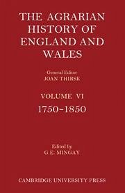 The Agrarian History of England and Wales 2 Part Paperback Set: Volume 6, 1750-1850