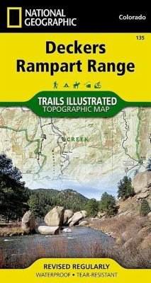 Deckers, Rampart Range Map - National Geographic Maps