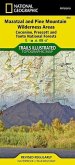 Mazatzal and Pine Mountain Wilderness Areas Map [Coconino, Prescott, and Tonto National Forests]