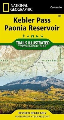 Kebler Pass, Paonia Reservoir Map - National Geographic Maps
