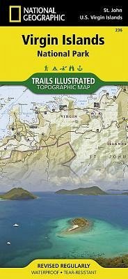 National Geographic Trails Illustrated Map Virgin Islands National Park, St. John, USVI - National Geographic Maps